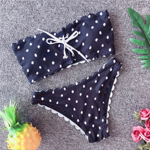 Load image into Gallery viewer, 2019 New Fashion White Red Dotted Bikini
