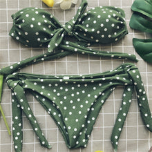 Load image into Gallery viewer, 2019 New Fashion White Red Dotted Bikini